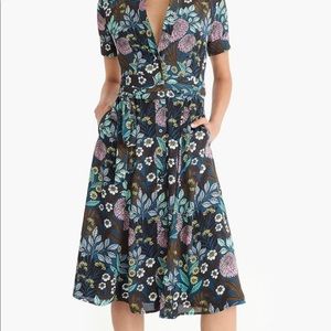J. Crew Abigail Borg dress size 6 midi length